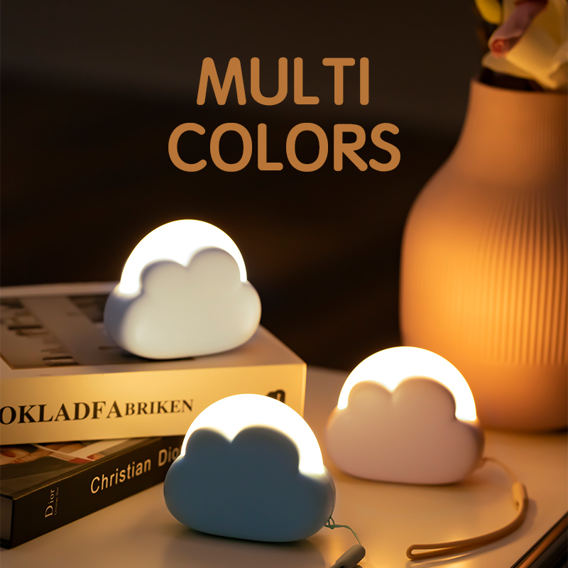 Floating Nightstand With Led Light - クラウドナイトライトミニ USB ワイヤレス愛らしい雲の形 LED ナイトライト寝室用ベビー子供クリエイティブギフト