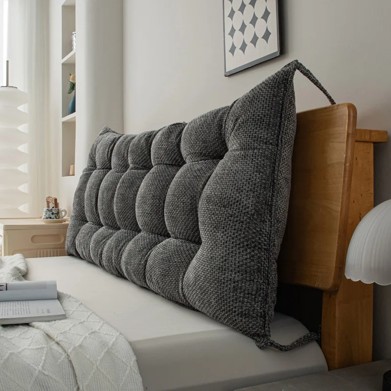 Headboard Cushion Backrest Tatami - 無地のヘッドボード、ベッド用クッション、ソファ用、大型の背もたれ、腰当て、リビングルーム、窓辺、畳の装飾、ソフトな素材のクッション。