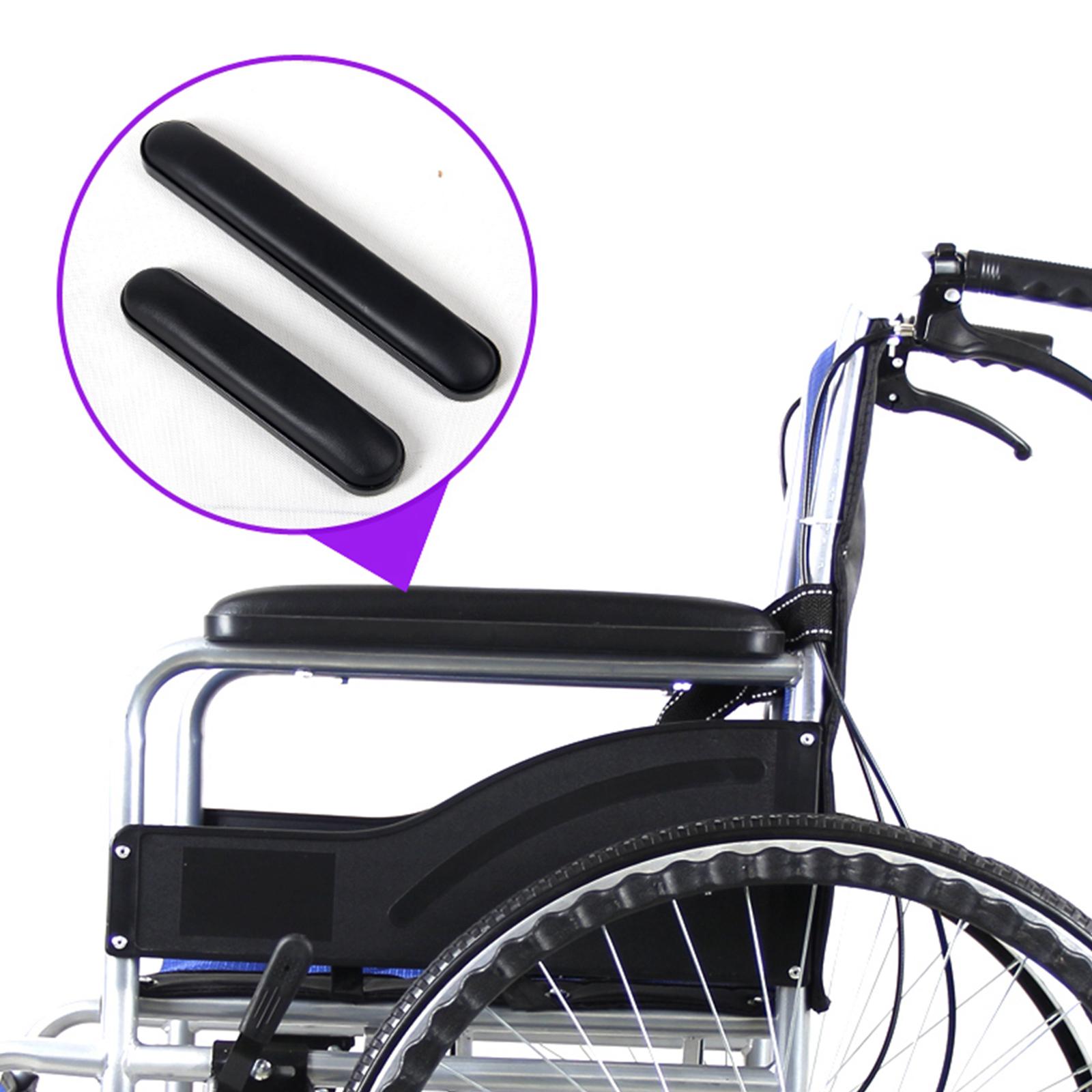 Chairs - 快適なオフィスチェア用アームレストエクステンダーパッド。メモリーフォーム製で、肘を支え、デスクチェアの圧力を軽減。レザーカバー付き。