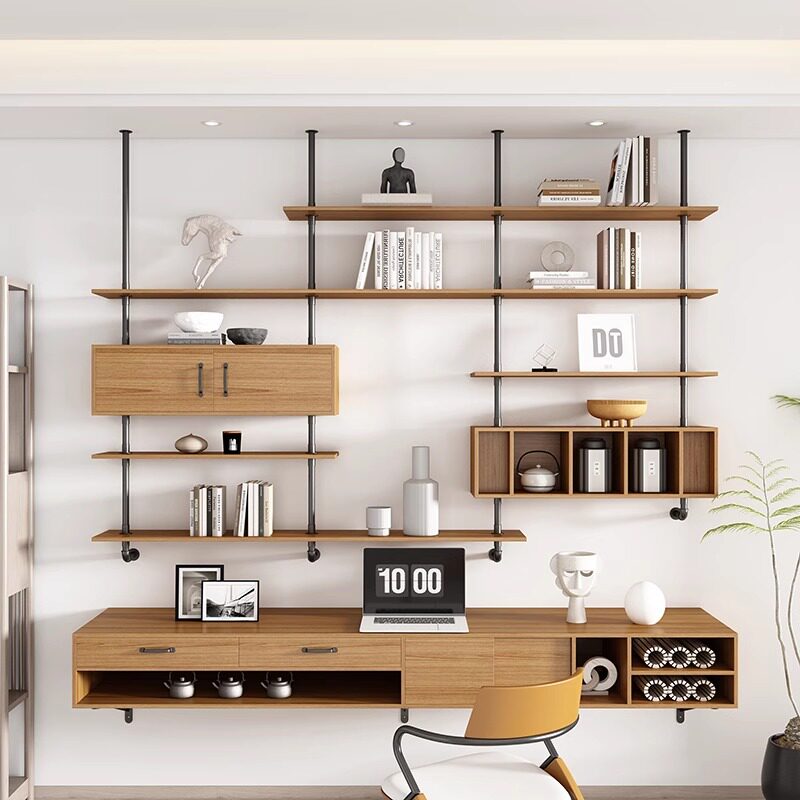 モダンな無垢材フローティングデスク イタリアのミニマリスト学 - Bedroom Furniture のレビューと価格