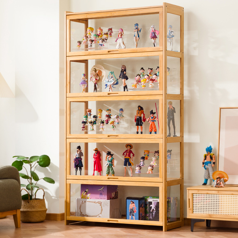 大型アクリル透明フィギュアディスプレイキャビネット、模型玩具 - Storage のレビューと価格