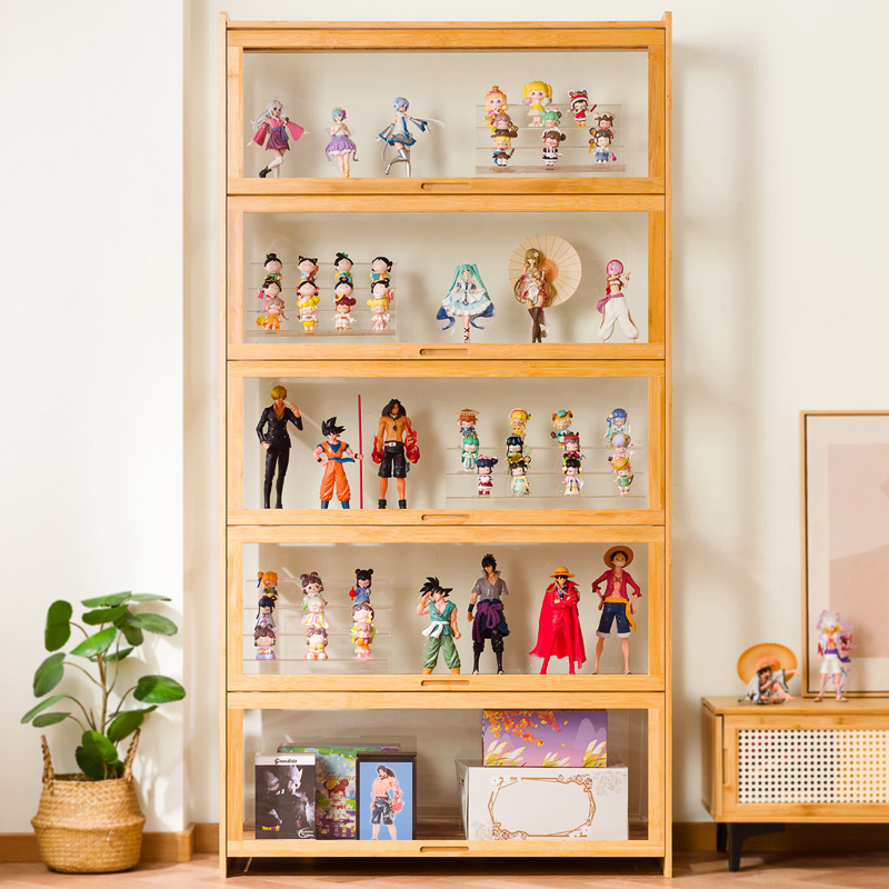 大型アクリル透明フィギュアディスプレイキャビネット、模型玩具 - Storage のレビューと価格