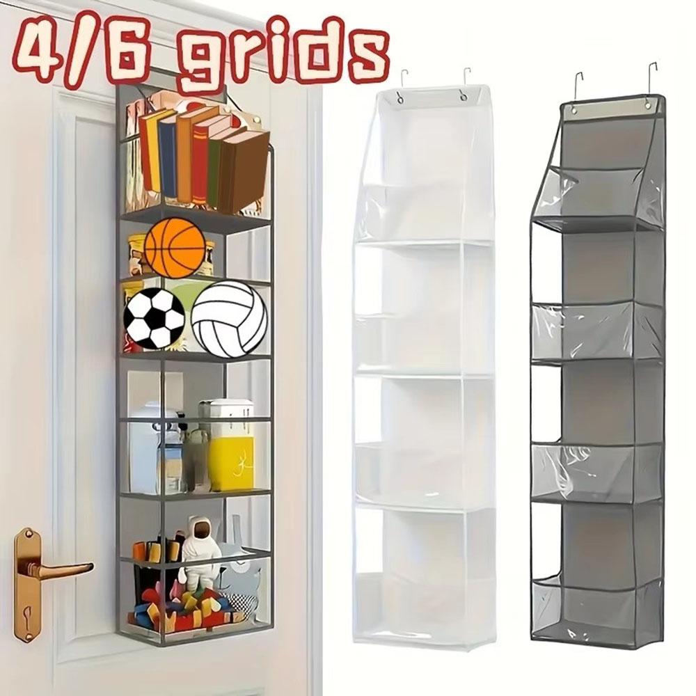 4/6層式吊り下げオーガナイザー、ドア裏収納バッグ、衣類雑貨 - Bedroom Furniture のレビューと価格