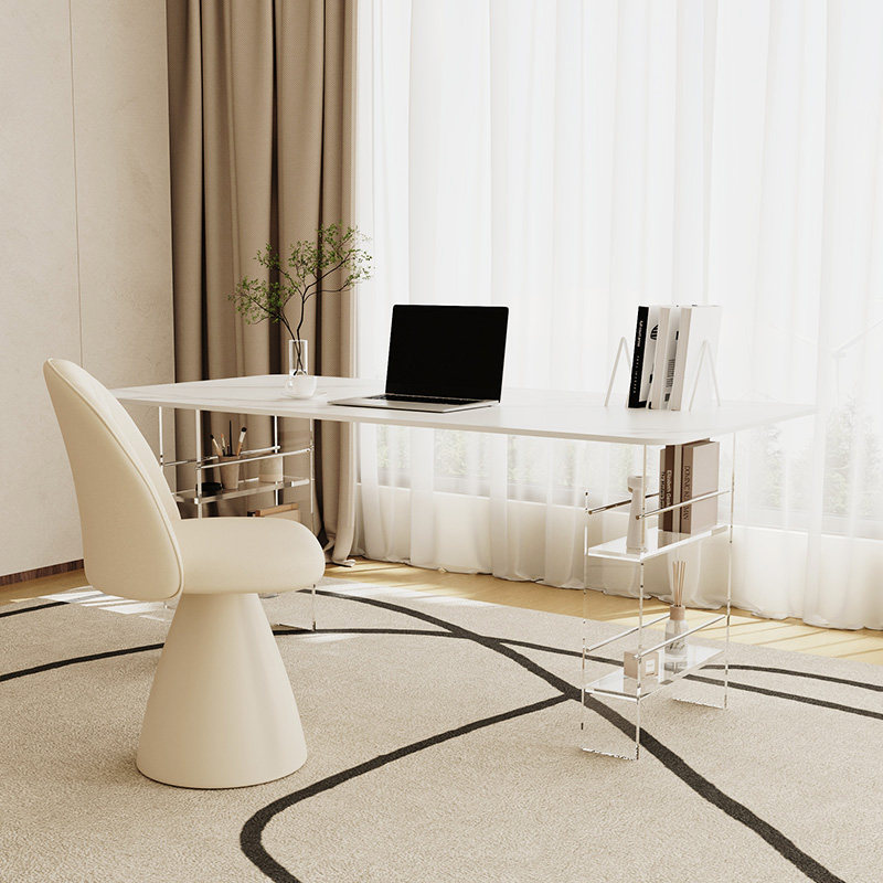 北欧の高級焼結石デスクモダンデザインバルコニーフローティング - Bedroom Furniture のレビューと価格