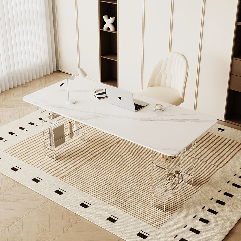 北欧の高級焼結石デスクモダンデザインバルコニーフローティング - Bedroom Furniture のレビューと価格
