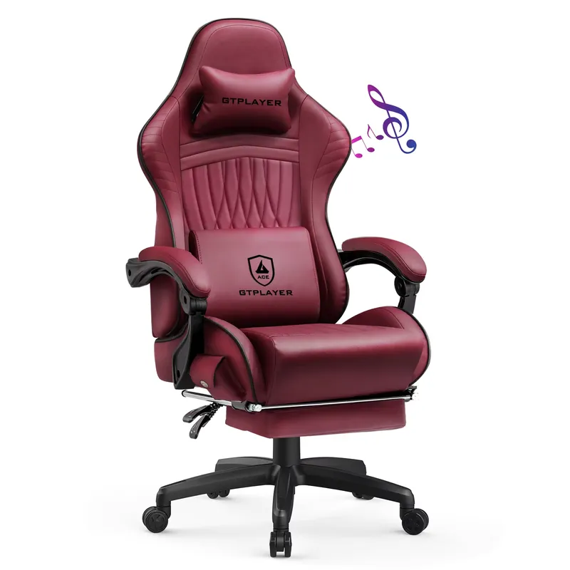 GTPLAYER製ゲーミングチェア。スピーカー内蔵、人間工学 - Office Furniture のレビューと価格